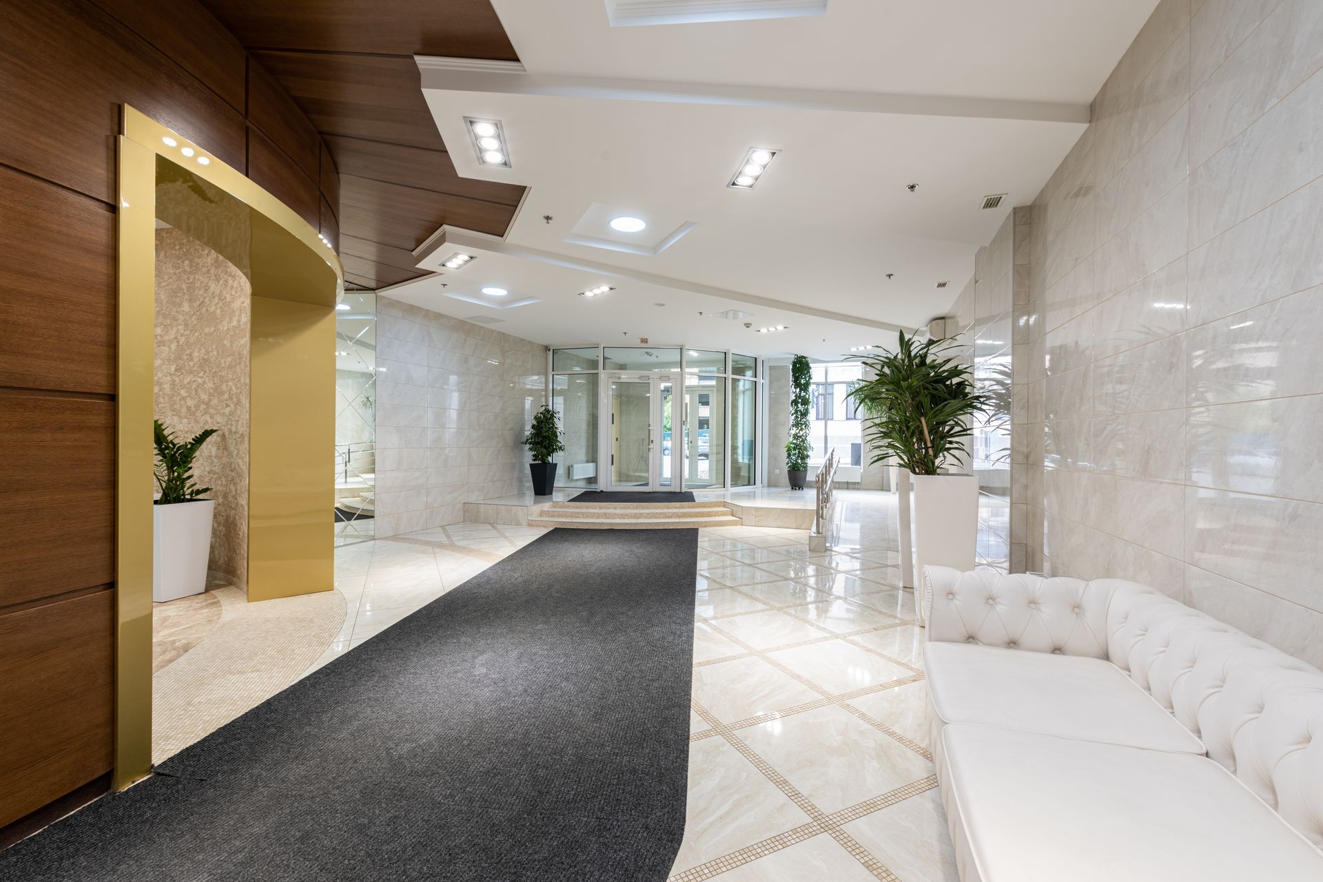 Moderní hotel — exteriér